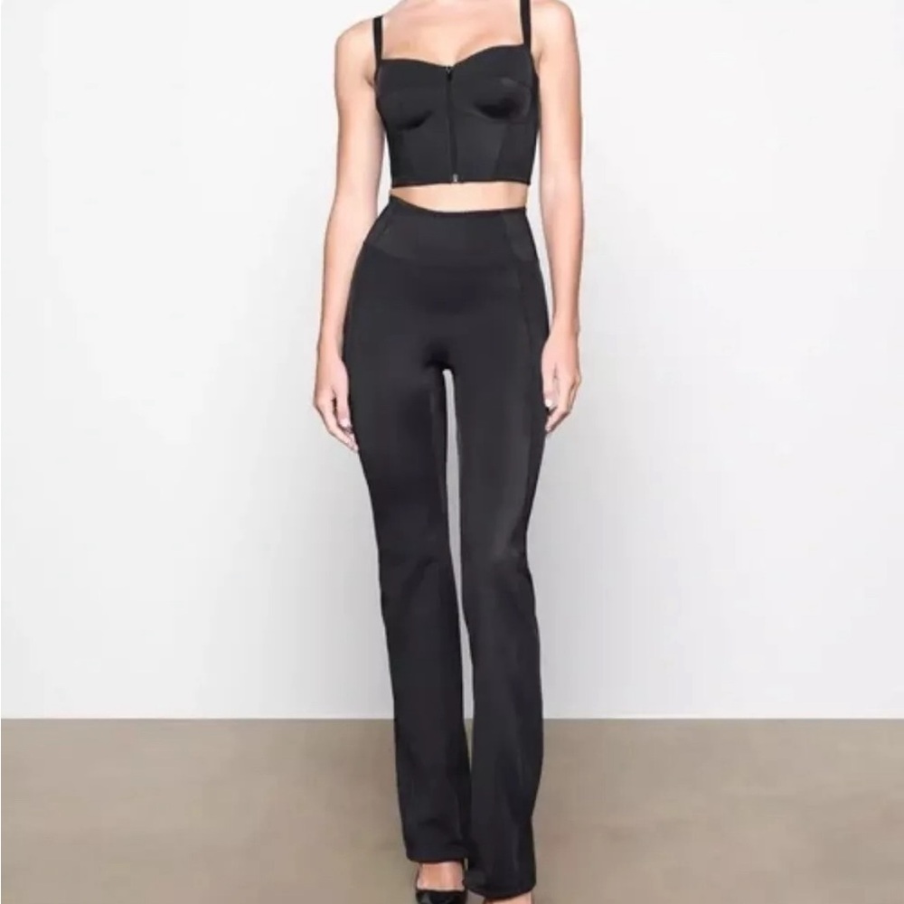 Skims Glam Bustier Bra Onyx Size Large